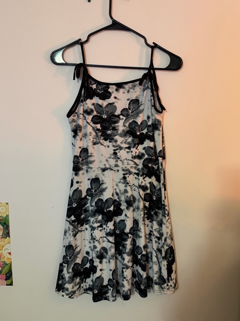 Sepia Floral Slip Dress - Picture 2 of 3